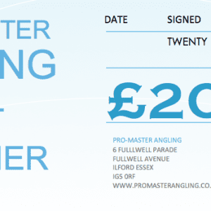 Pro Master Angling Gift Vouchers £5.00