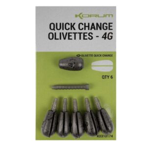 Korum Quick Change Olivettes £2.69